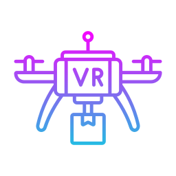 livraison par drone Icône