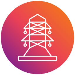 Electric tower icon