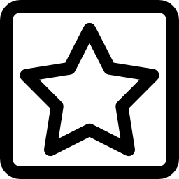 Star in Square icon