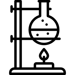 ampoule en feu Icône