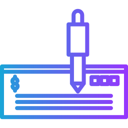 Cheque icon