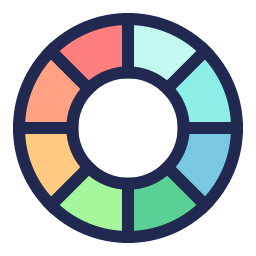 Color wheel icon