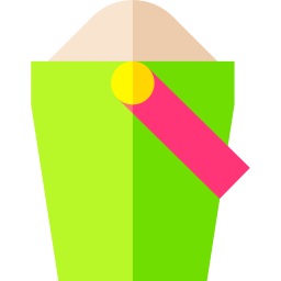 Sand bucket icon