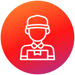 Delivery courier icon