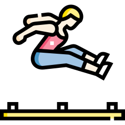 Long jump icon