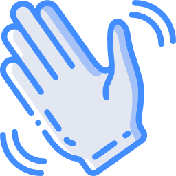 winkende hand icon