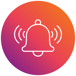 Notification bell icon