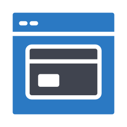 Online payment icon