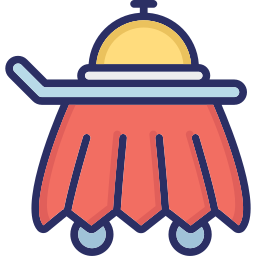 Food cart icon