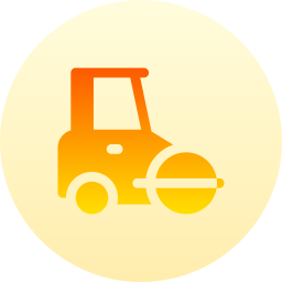 Road roller icon