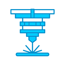 découpe au laser Icône