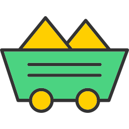 Mining cart icon