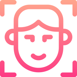 Facial scan icon