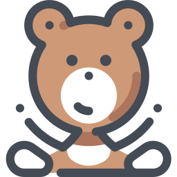 Teddy bear icon