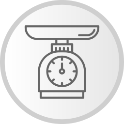 Kitchen scale icon