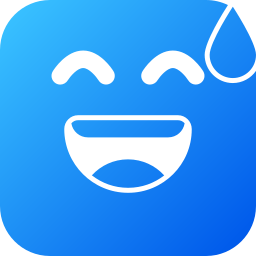 Laugh-beam icon