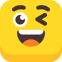 Laugh-wink icon