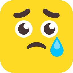 Sad face icon