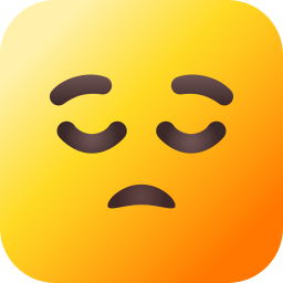 Sad face icon