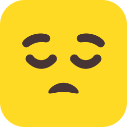 Sad face icon