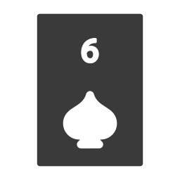 Six of spades icon