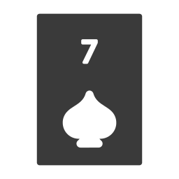 Seven of spades icon