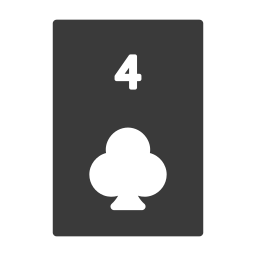 Four of clubs icon