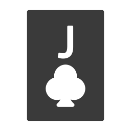 Jack of clubs icon