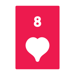 Eight of hearts icon