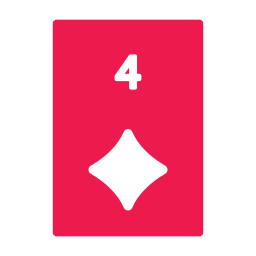 Four of diamonds icon