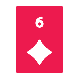 Six of diamonds icon