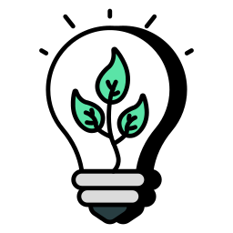 Eco light icon