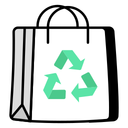 Recycle bag icon