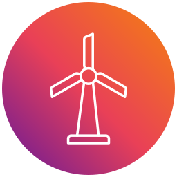 Wind turbine icon