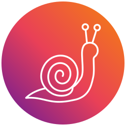 Snail slime icon