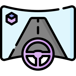 Steering wheel icon