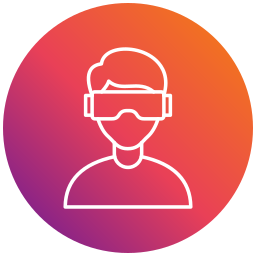 Virtual reality icon