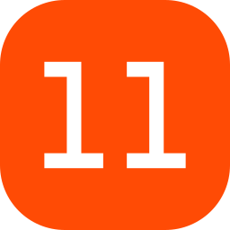 Number 11 icon