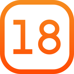 número 18 Ícone