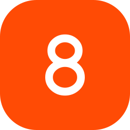 Number eight icon