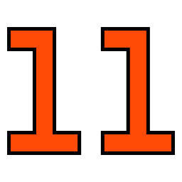 numéro 11 Icône