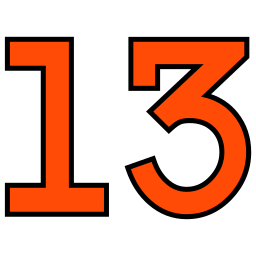 número 13 Ícone