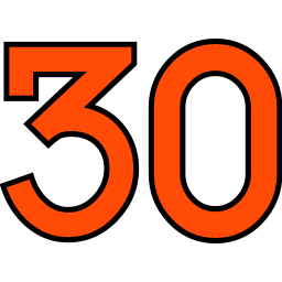 numéro 30 Icône