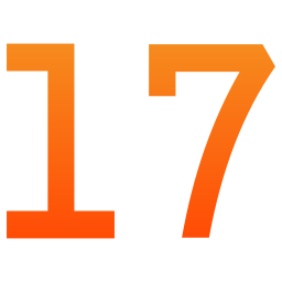 número 17 Ícone