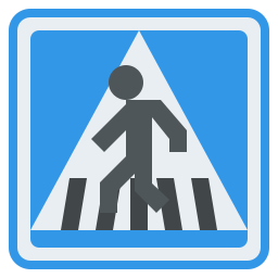 Crosswalk icon