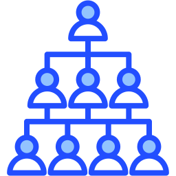 Organization structure icon