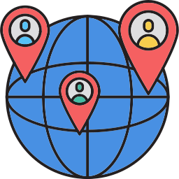 Globe network icon