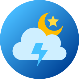 bewölkte nacht icon