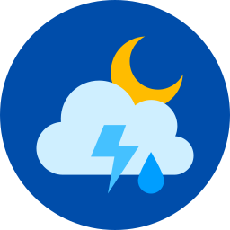 Cloudy night icon