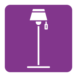 Lamp decor icon